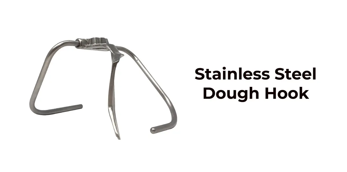 Stainless Steel Dough Hook For Bosch & Nutrimill Ariste Mixers Made By Nutrimill 1