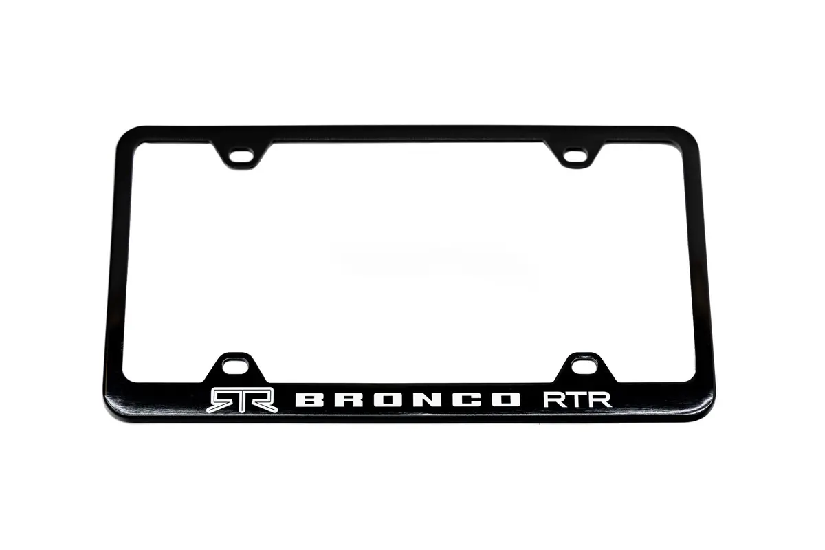 Bronco Rtr License Plate Frame 1
