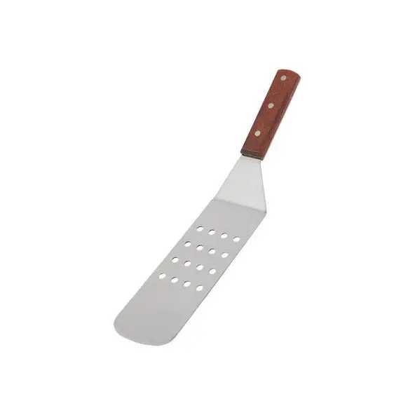 Browne - 8" Stainless Steel Perforated Turner - 574314P 1