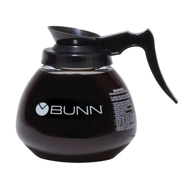 Bunn 1.9L Glass Decanter With Black Handle - 42400.7103 1