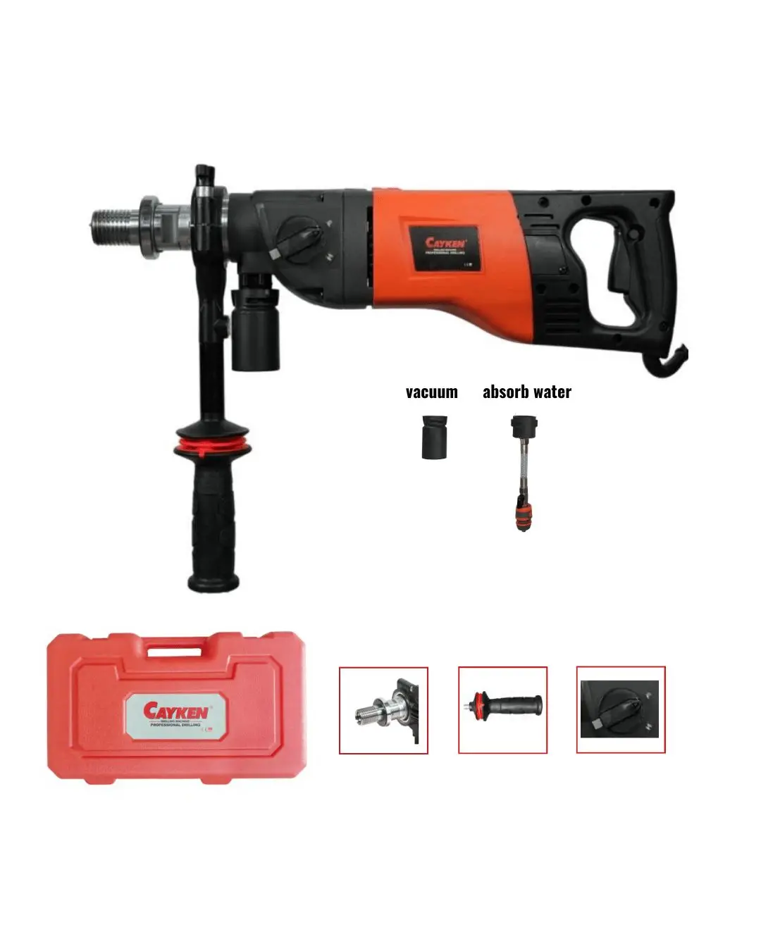 Cayken Diamond Coring Machine 6'' 220V | Model: Dk-160/2Pd 1