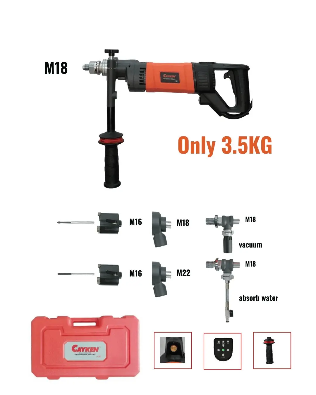 Cayken Drilling Machine (Bk) 168Mm | Model: Bmk-168Spdb 1