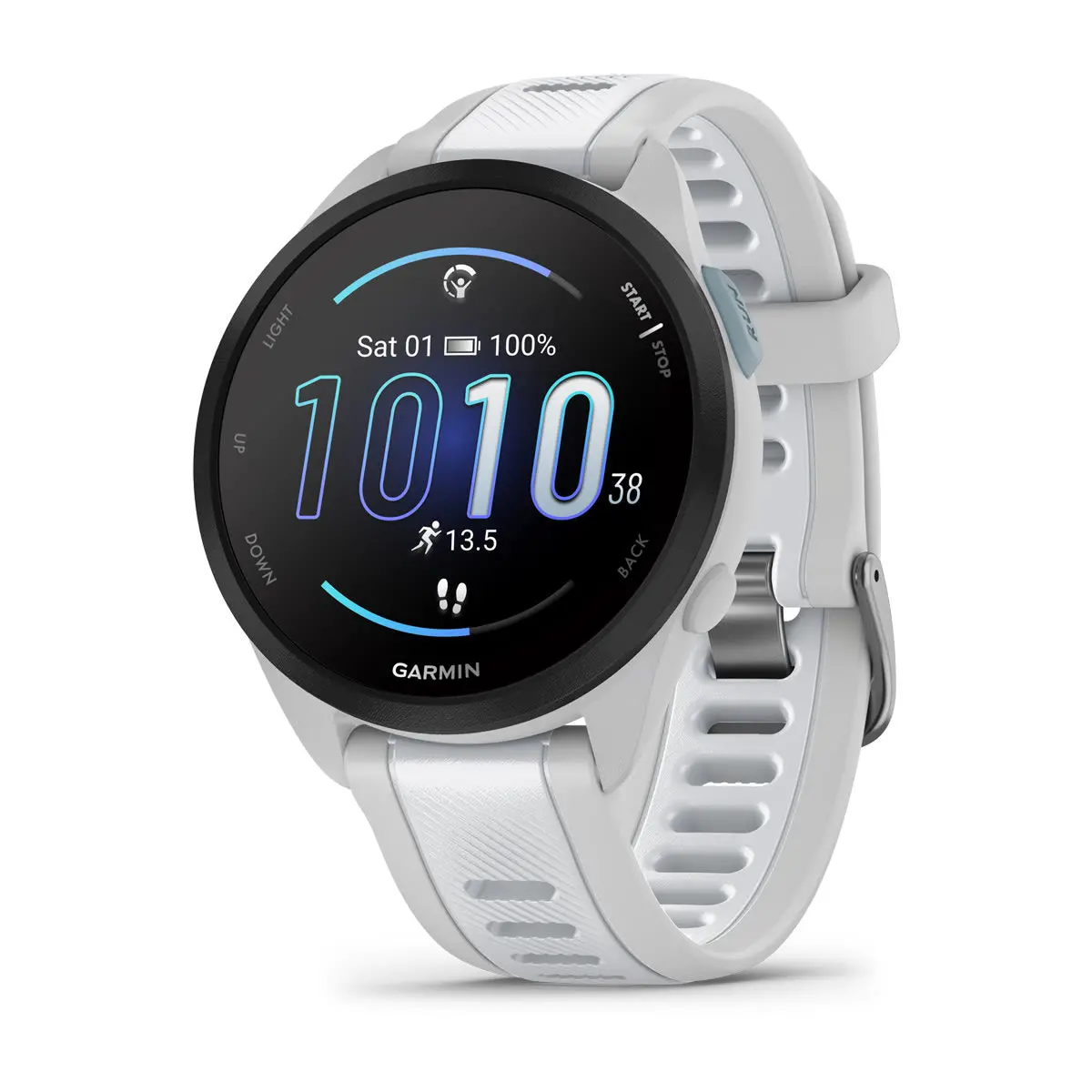 Garmin Forerunner 165 Music, Mist Grey & Whitestone | 49-Gar-010-02863-31 1