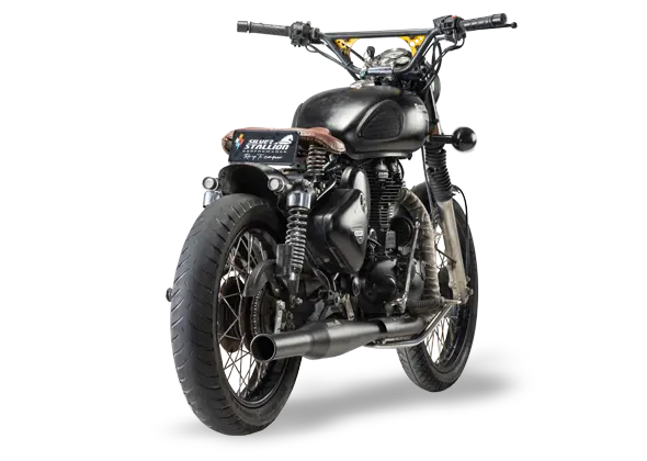 Royal Enfield Classic 350/500 / Thunderbird 350 / Bullet (Uce) Silver Stallion Performance Exhaust (Sturdy+) 1