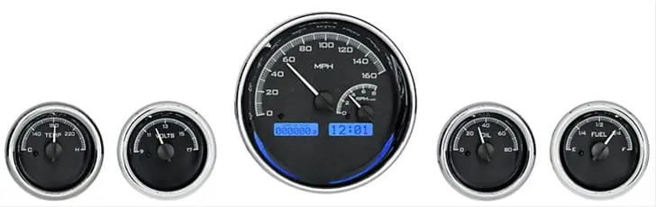 Dakota Digital Vhx Series Analog-Digital Combination Gauge Kit 1