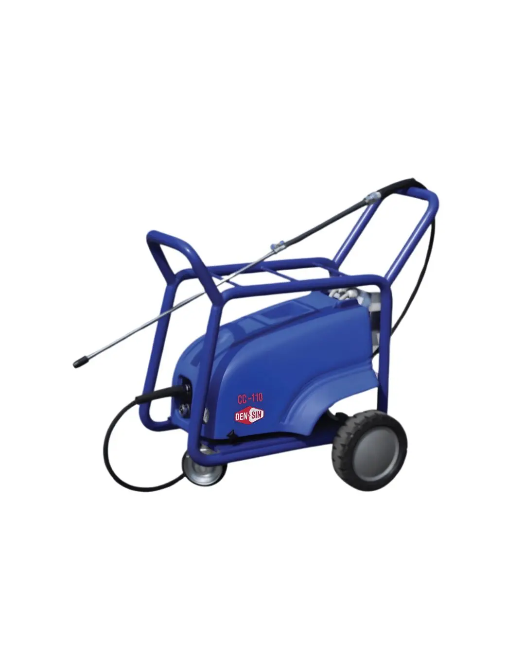 Densin High Pressure Cleaner (Cc110) Hd C/W Steel Flame & 30M Hose & Contractor Lance C/W Metal Case | Model: Cc110e 1