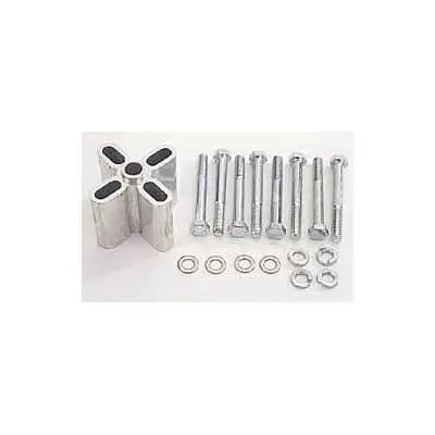 Derale Flex Fan Spacer Kit – Standard Length, Rubber-Mounted (31547) 1