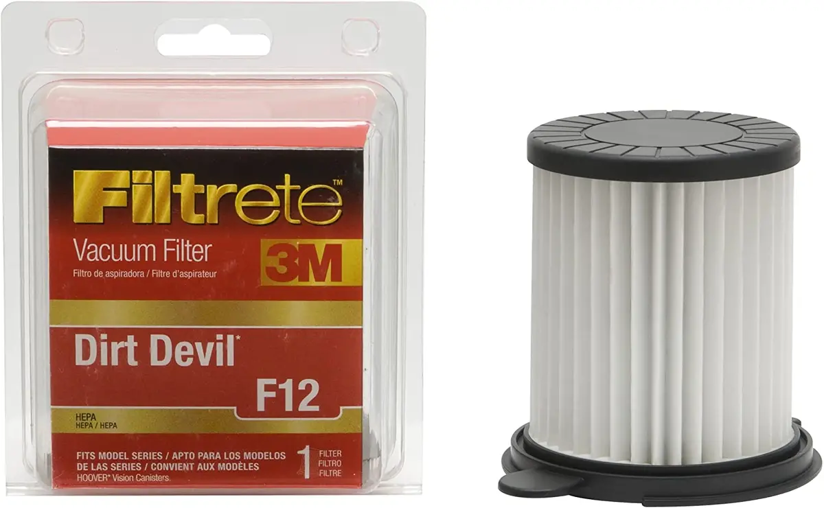 Dirt Devil Hepa Dust Cup Filter Type F12 For Vision Canister Vacuum Models 082660 1