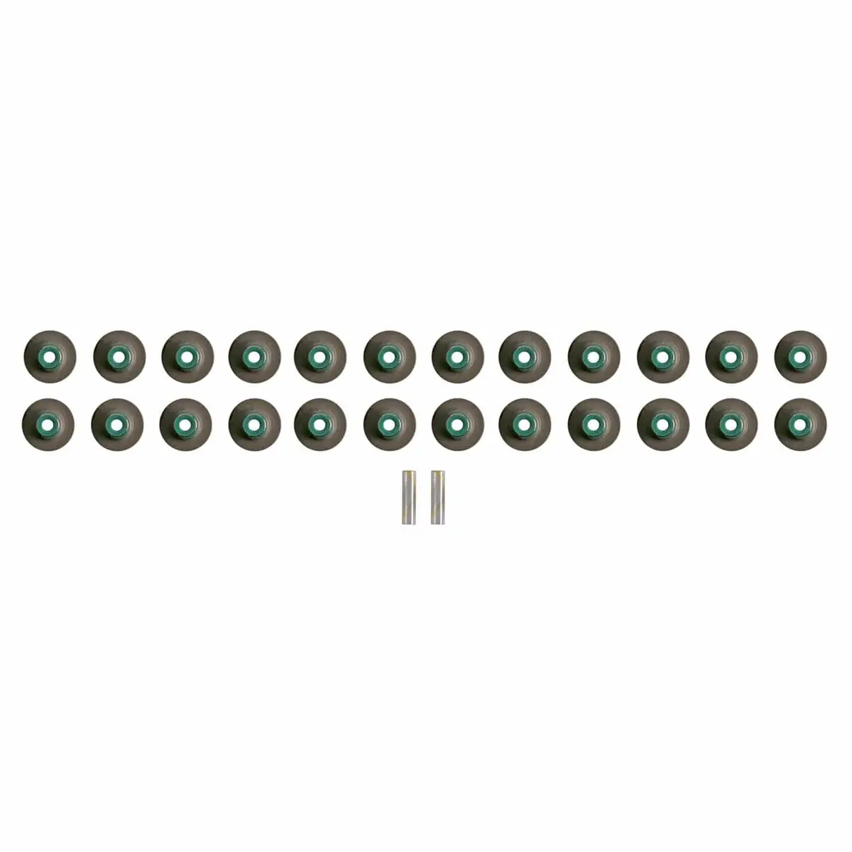 Fel-Pro Ss Valve Stem Oil Seals – Heat-Resistant Silicone-Coated (73227) 1