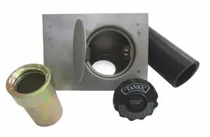 Fuel Door Kit, Flat Face, 45 Degree Box Enclosure 1