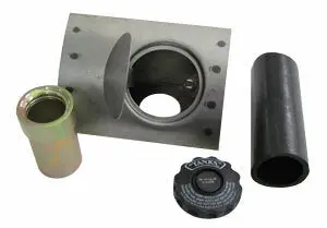 Fuel Filler Door Kit - Curved Face, 45 Degree Box Enclosure 1