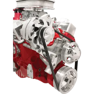 Billet Aluminum Small Block Chevy Alt Bracket, Long Pump, Top Mount, Passenger Side 1