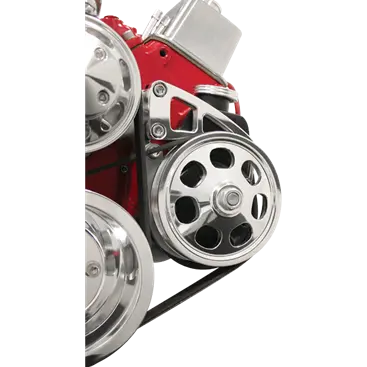 Billet Aluminum Small Block Chevy P.S. Bracket, Long Pump, Driver Side 1