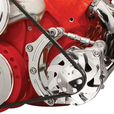 Billet Aluminum Big Block Chevy Alt Bracket, Short Pump, Low Mount, Driver Side 1