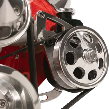 Billet Aluminum Big Block Chevy Power Steering Bracket, Long Pump, Driver Side 1