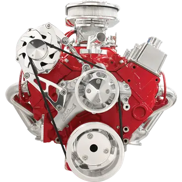 Billet Specialties Small Block Chevy Top Mount - Alternator Kit Only, Polished Or Black 1