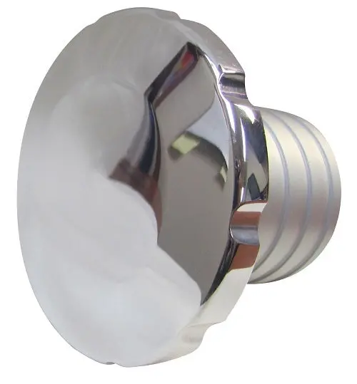 Low Profile Threaded Aluminum Filler Neck & Cap 1