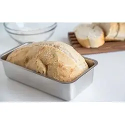 Fox Run | Stainless Steel Loaf Pan 4.5" X 8.5" 11.43Cm X 21.59Cm 1