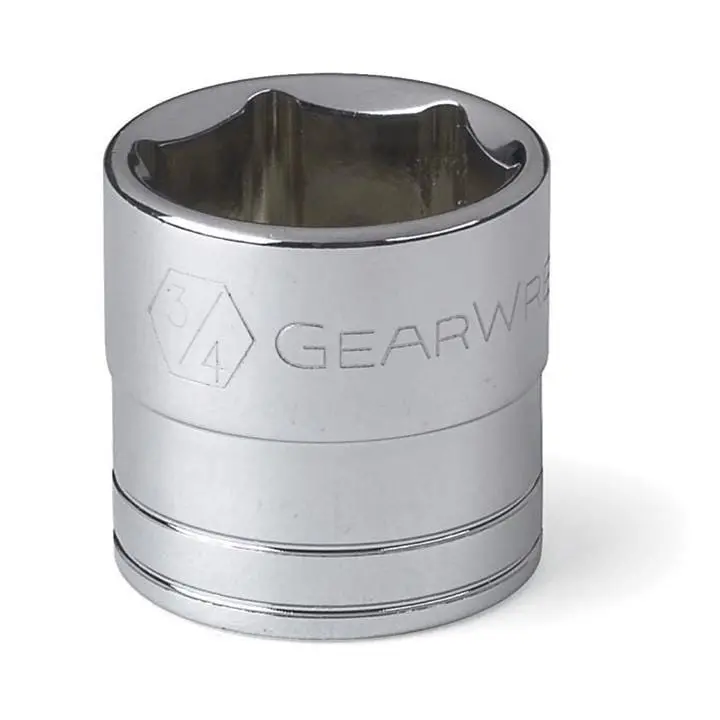 Gearwrench 6-Point Deep Socket – 1/2" Drive, 19Mm, Chrome, Model 80331 1