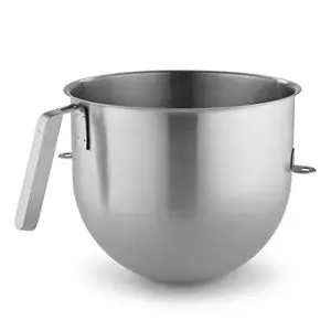 Kitchenaid 8 Quart Nsf Certified Polished Stainless Steel Bowl With J Hook Handle 1