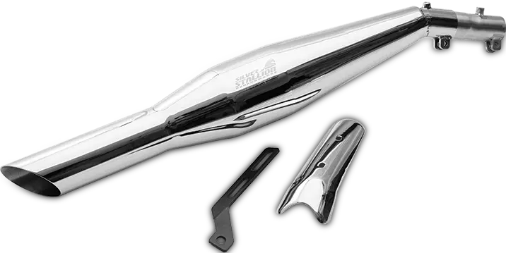 Honda Cb350 Slip-On Silver Stallion Performance Exhaust (Drift) 1