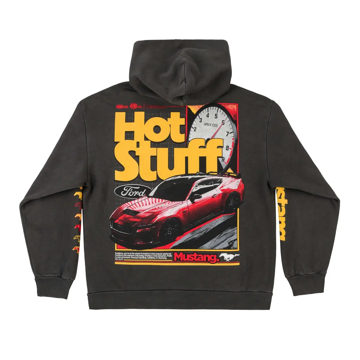 Hot Stuff Ford Mustang Pullover Hoodie 1