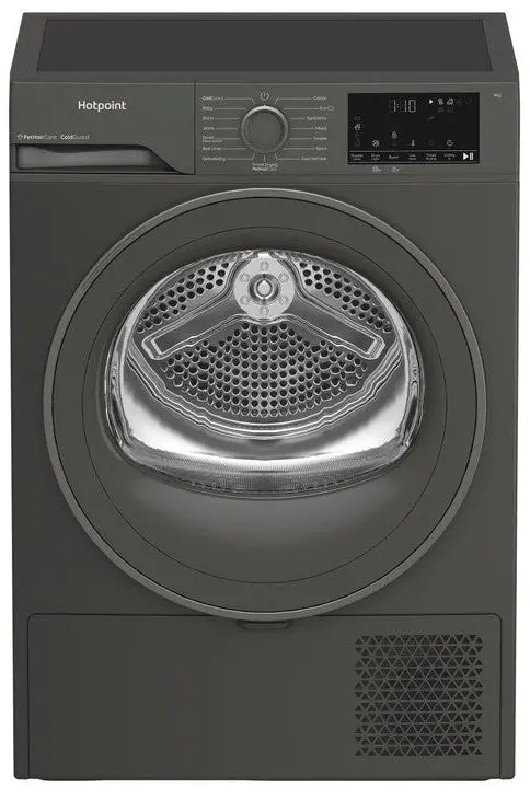 Hotpoint Chd93mgguk 9Kg Heat Pump Tumble Dryer With Coldguard - Grey - A++ Rated 1