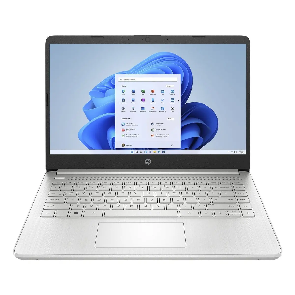 Hp 14'' Amd Ryzen 3 Silver Laptop 4Gb 256Gb |  14S-Fq1012na 1