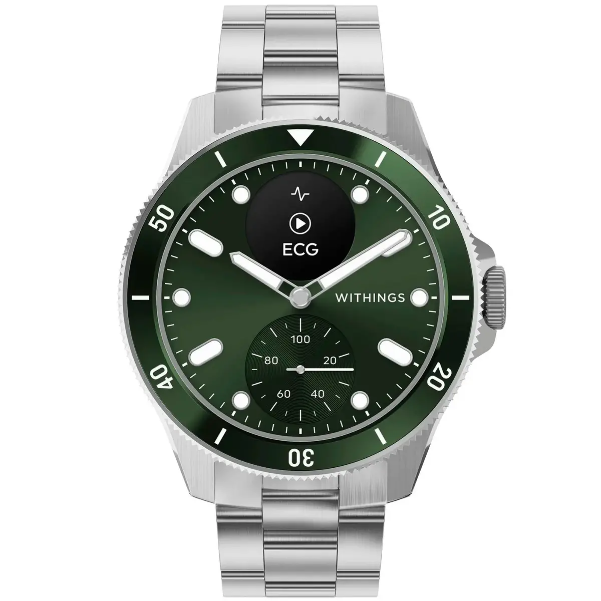 Withings Scanwatch Nova - Premium Health Smartwatch With Ecg & Spo2 - Green | 78-Hwa10-Model 8-All-Int 1