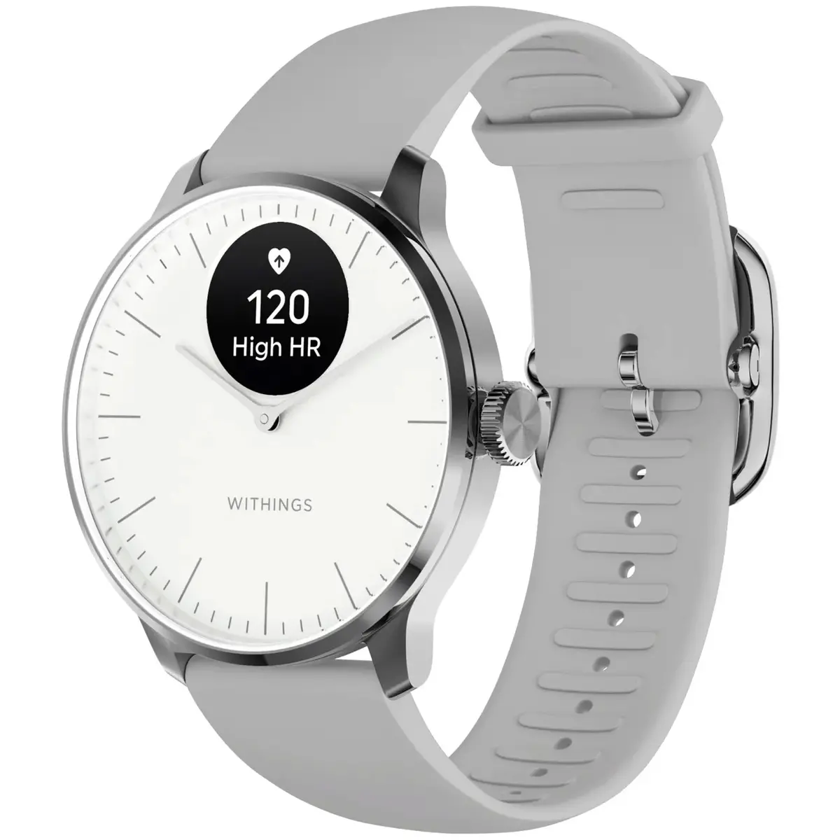 Withings Scanwatch Light - Health Tracking Watch With Heart Rate & Spo2 - White | 78-Hwa11-Model 3-All-Int 1
