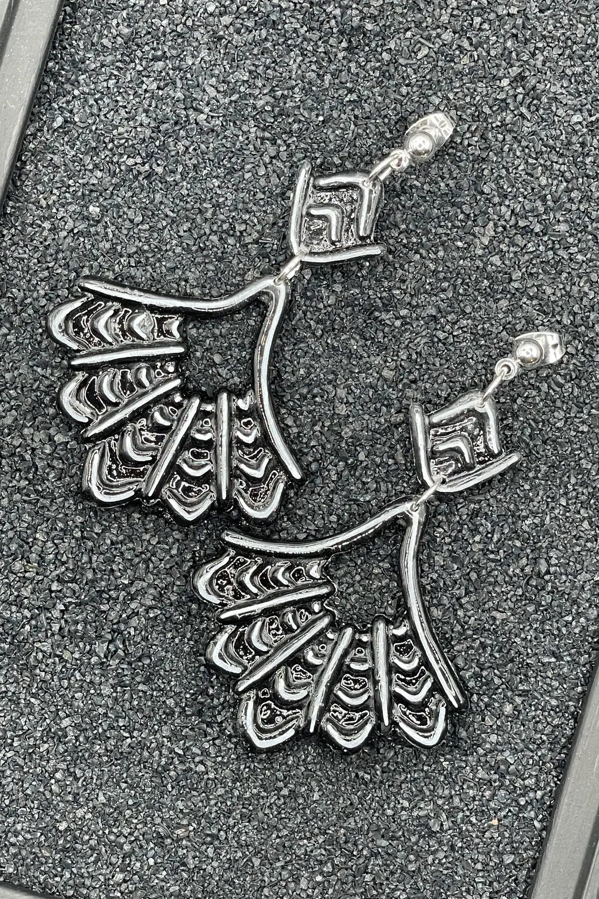 Salem - Spiderweb Dangle Earrings: Handmade Polymer Clay 1
