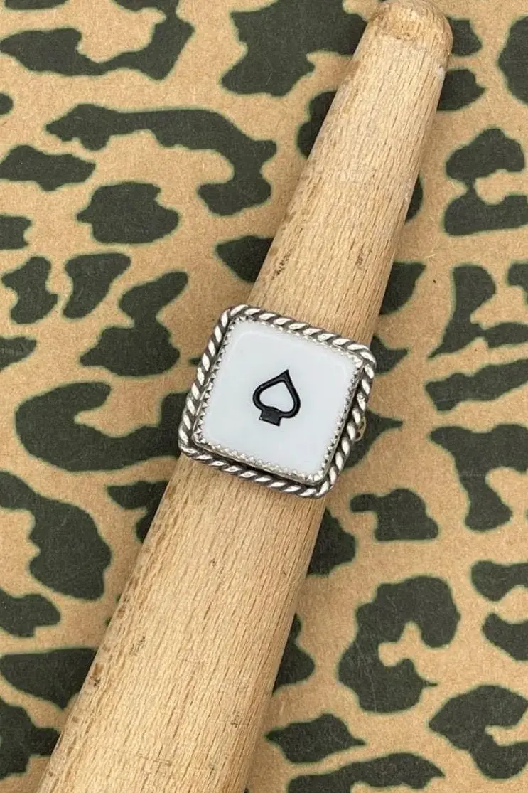 Luke - Poker Spade Dice Ring 1