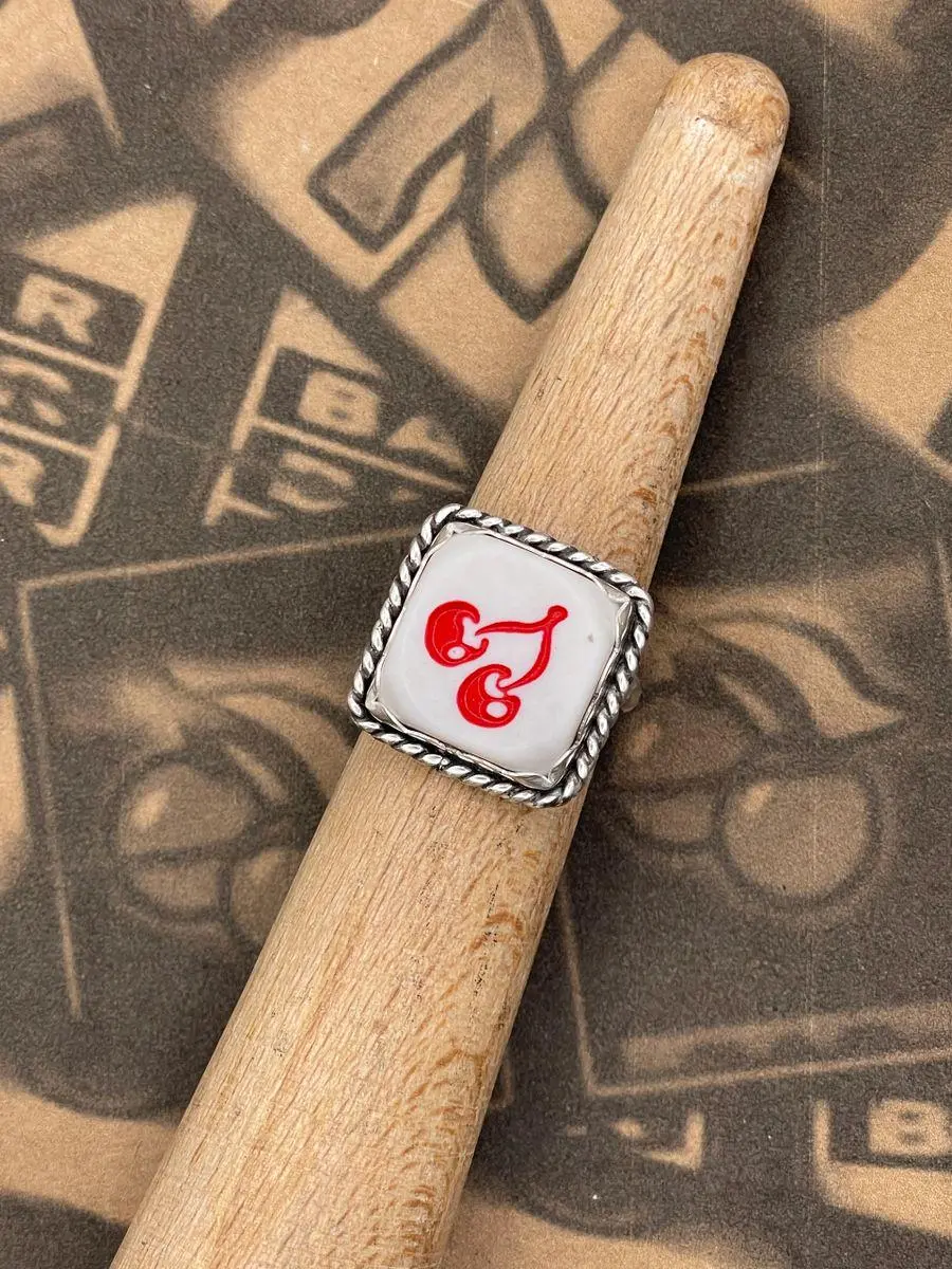 Vegas - Vintage Slot Machine Cherry Dice Ring 1