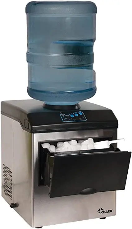 Chard® Ice Maker - Large With Water Dispenser 40Lbs  Im-15Ss 1 Left In Stock 1
