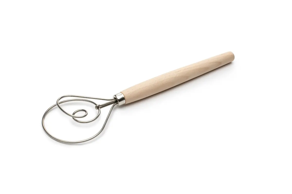 Danish Dough Whisk 12"   Allows The Air To Flow! 1