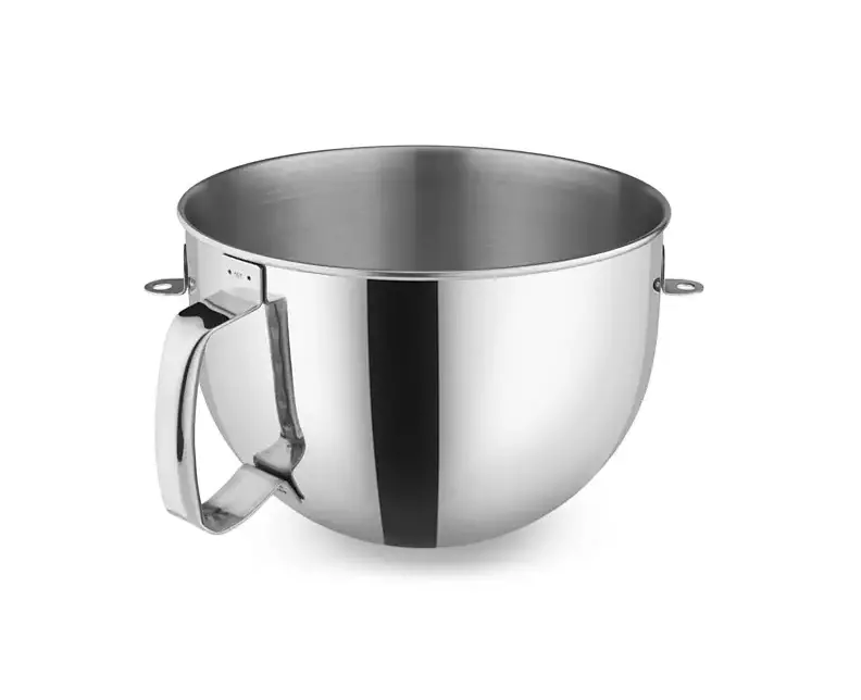 Kitchenaid 6 Qt Polished Stainless Steel Bowl With Flat Handle | Kn2b6peh For Bowl Lift Mixers 1
