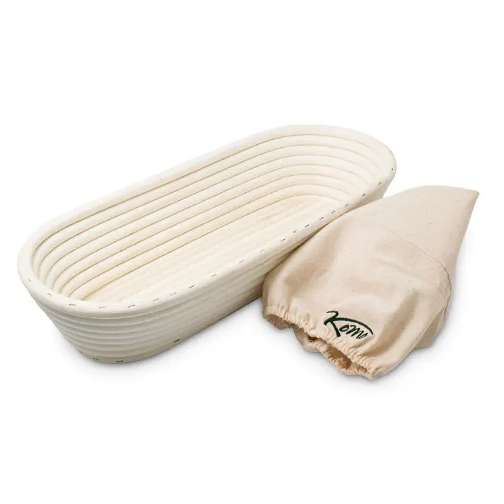 Komo Proofing Basket - Oblong W/ Liner 1