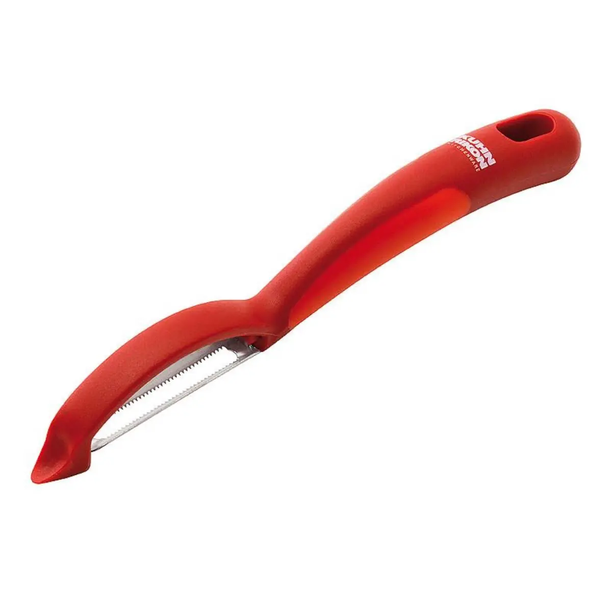 Kuhn Rikon Serrated Piranha Swivel Peeler (Red) Great Peeler!  26922 1