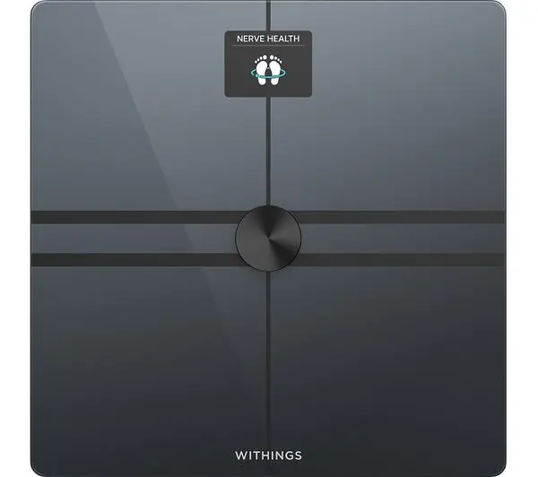 Withings Body Comp - Smart Scale With Body Composition & Visceral Fat Analysis - Black | 78-Wbs12-Black-All-Inter 1
