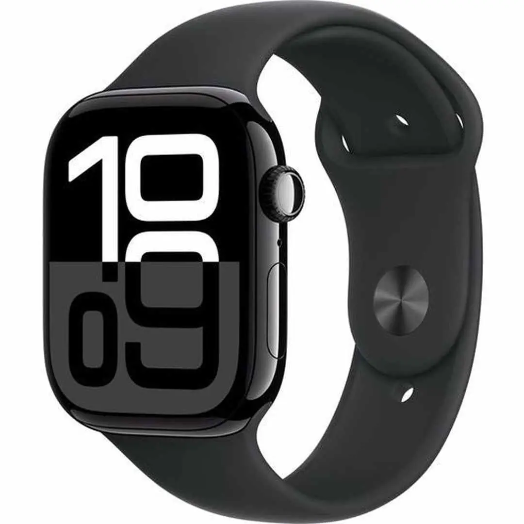 Apple Watch Series 10 Gps 46Mm Jet Black Aluminium Case With Black Sport Band - M/L | Mwwq3qa/A 1