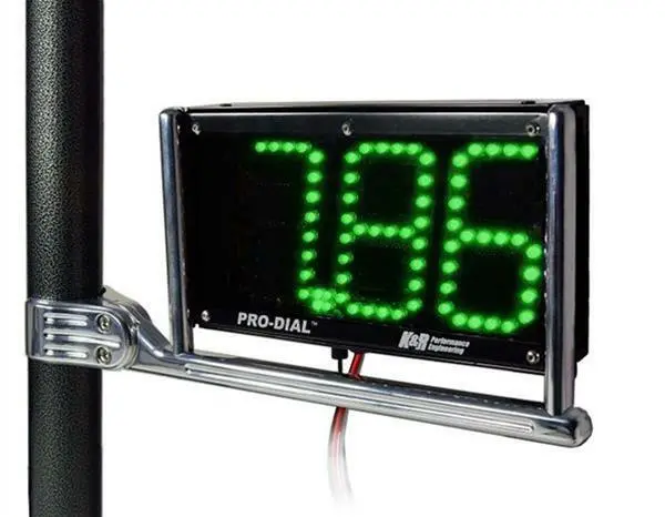 Lokar Dial-In Board, Cage Mount And Universal Adjustable Angle Mount 1-5/8" Cage Mount 4 Digit Manual Flip -Board 1