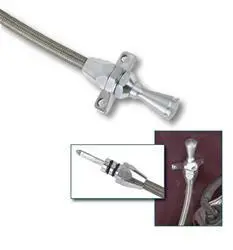Lokar Hi-Tech Flexible Braided Stainless Transmission Dipsticks Ford C6 1