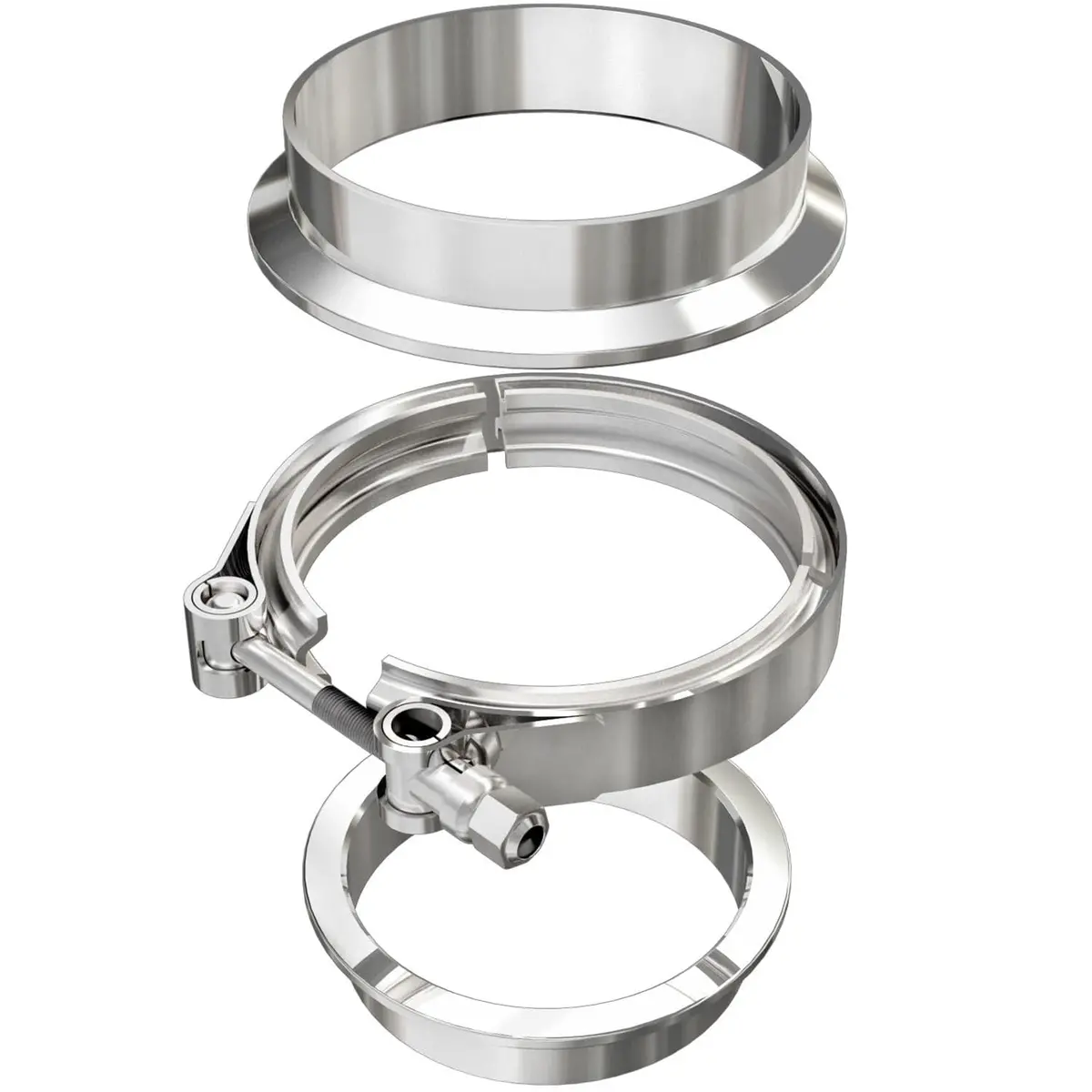 Magnaflow 10168 V-Band Exhaust Clamp – Heavy-Duty Stainless Steel, 3.5" Od 1