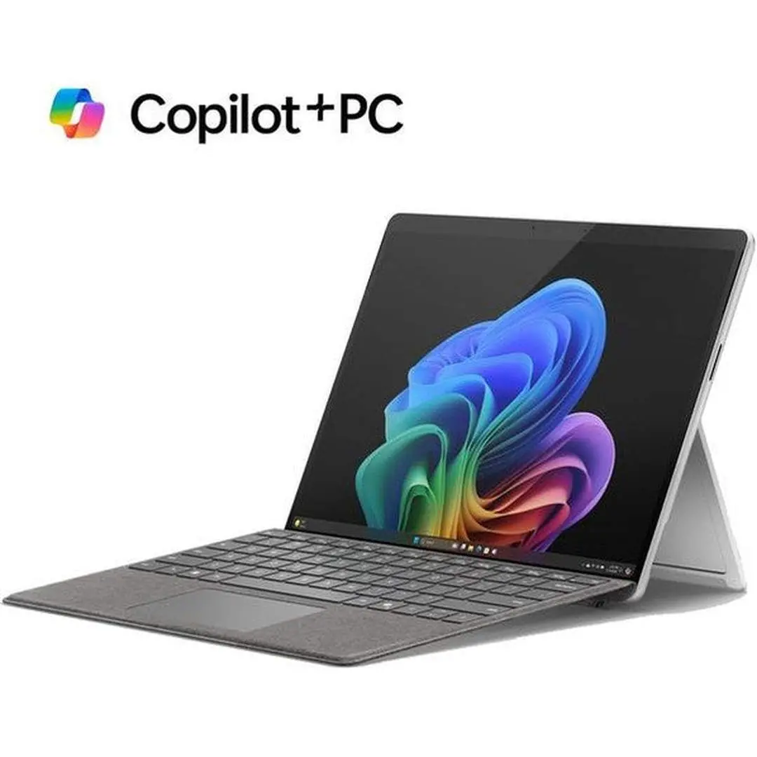 Microsoft 13" Surface Pro, Copilot+ Pc - Snapdragon X Plus, 256 Gb Ssd, Platinum | Zhx-00003 1