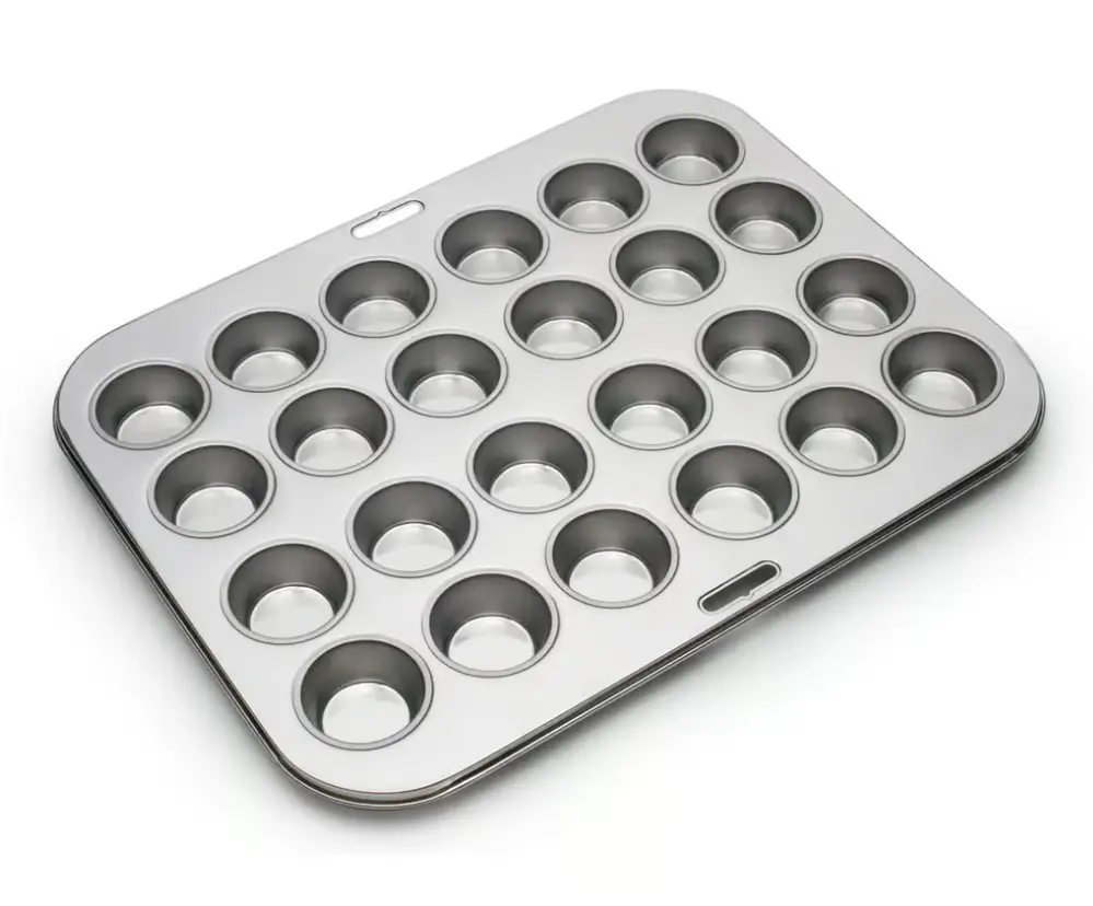 Fox Run Mini Muffin Pan - Stainless Still 1