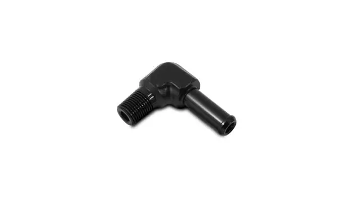 Vibrant Performance 11233 Male Npt To Hose Barb Adapter, 90 Degree; Npt Size: 1/2" Hose Size: 5/8" 1