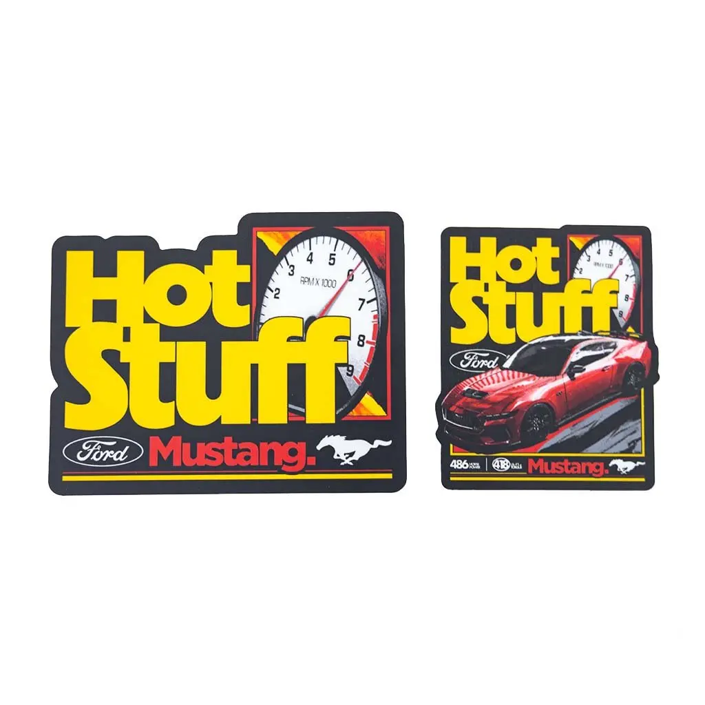 Hot Stuff Mustang Sticker Pack 1