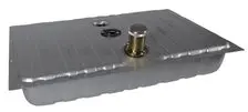 1964-68 Ford Mustang And 1967-68 Mercury Cougar Steel Fuel Tank With Fuel Injection Tray W/Bolt On Neck And Billet Cap 1