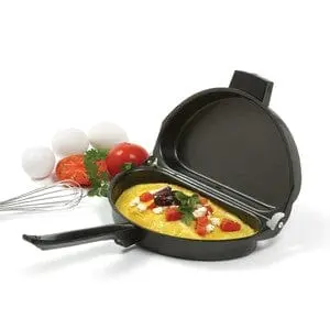 Fox Run Special Omelet Pan (Non-Stick) Easy To Use, It Folds! 1