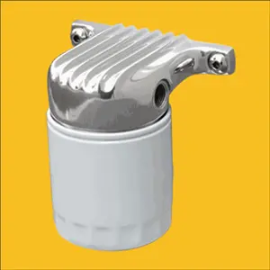 Otb Gear Cast Finned Remote Oil Filter 1